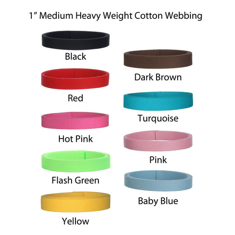 Heavy Duty Cotton Webbing, Black, 10m, 40mm - Trimit Supplies