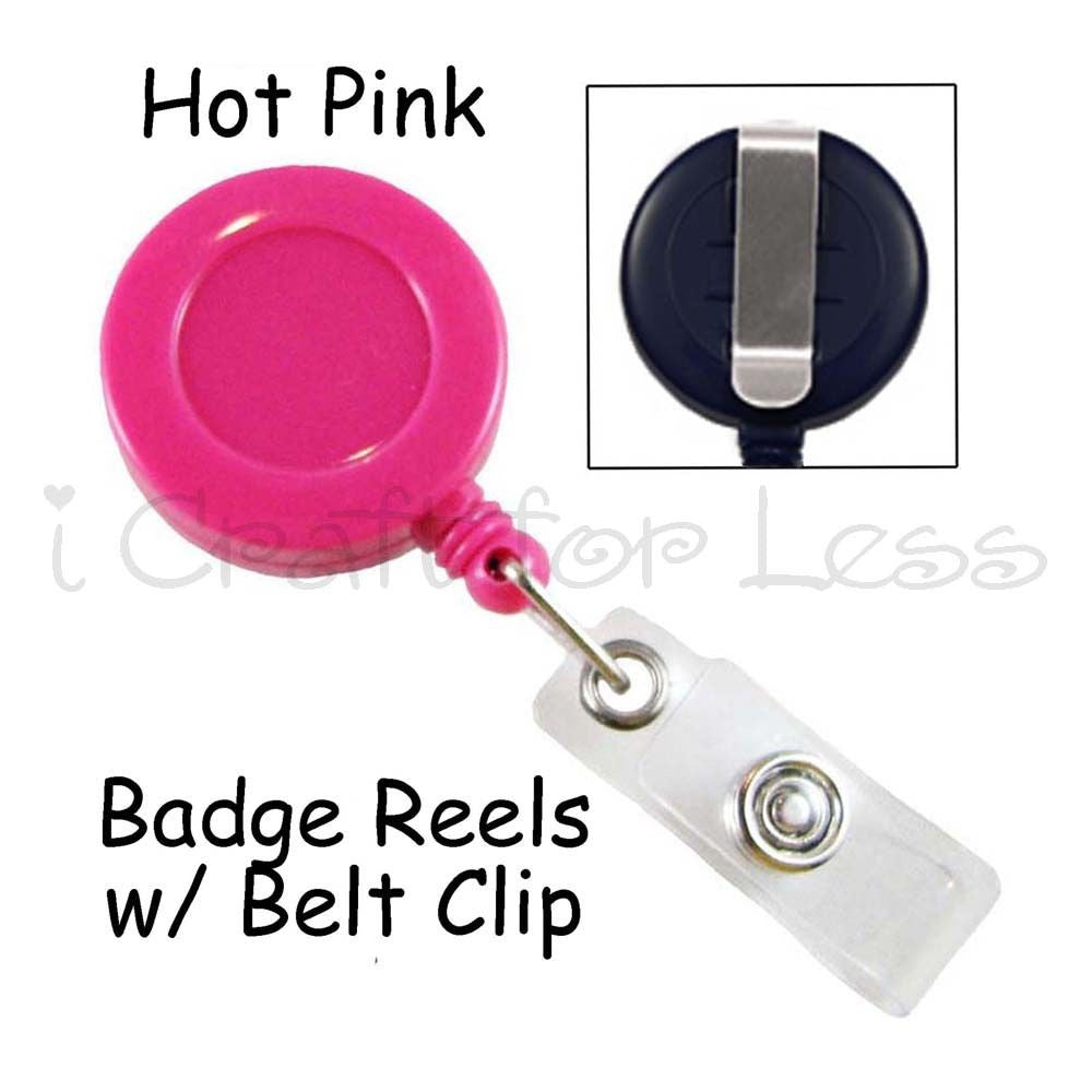 Rainbow Badge Reel, Badge Holder, Be Kind ID Badge Reel Clips