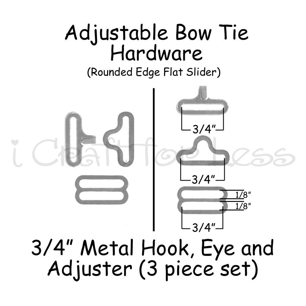 Huele 10pcs DIY Accessories Bow Tie Adjustable