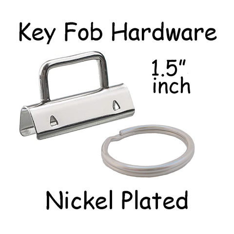 Key Ring, 1.25, Nickel