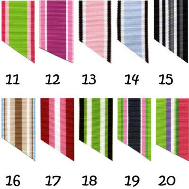 7/8 Inch Preppy Stripe Ribbon β i Craft for Less