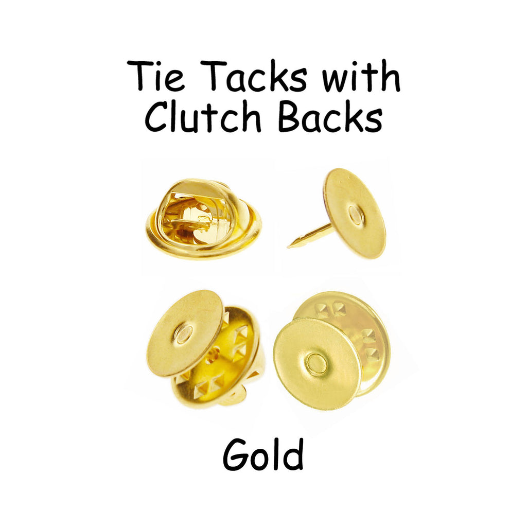 Tie Tacks Blank Pins with Clutch Back – i Craft for Less